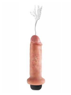 Erotické srandičky - King Cock Stříkající dildo 15 cm - shmPD5606-21