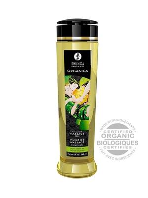Masážní oleje - Shunga Organica Green Tea masážní olej 240 ml - v271311