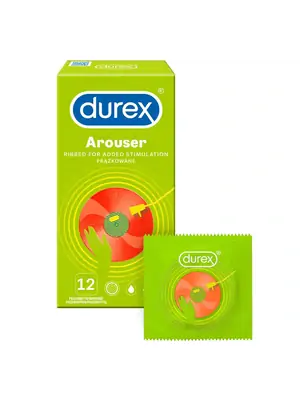Vroubkované kondomy, kondomy s vroubky - DUREX kondomy Arouser 12 ks - 5010232964822