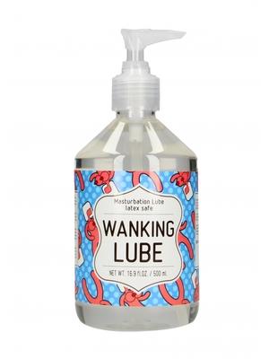 Lubrikační gely na vodní bázi - Wanking lube Masturbační lubrikační gel 500 ml - shmSLI189