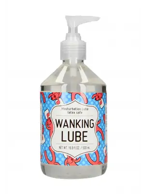 Lubrikační gely na vodní bázi - Wanking lube Masturbační lubrikační gel 500 ml - shmSLI189