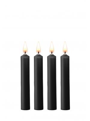 SM svíčky - Ouch! SM svíčky 4 ks - černé - shmOU488BLK