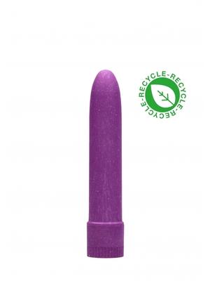 Klasické vibrátory - Natural Pleasure eko vibrátor 14 cm fialový - shmNAT002PUR