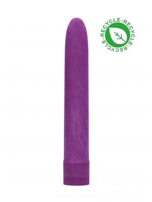 Klasické vibrátory - Natural Pleasure  ekologický vibrátor 18 cm fialový - shmNAT001PUR
