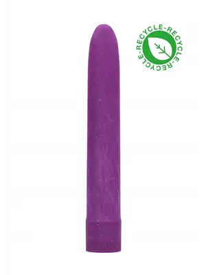 Klasické vibrátory - Natural Pleasure  ekologický vibrátor 18 cm fialový - shmNAT001PUR
