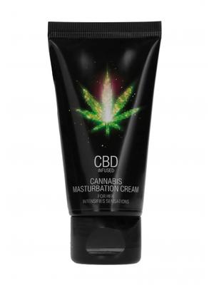 Lubrikační gely na vodní bázi - CBD Cannabis Masturbační krém pro ženy 50 ml - shmPHA137