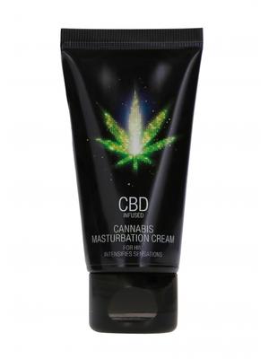 Lubrikační gely na vodní bázi - CBD Cannabis Masturbační krém pro muže 50 ml - shmPHA136