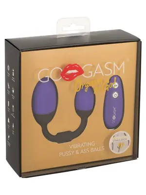 Vibrační vajíčka - GoGasm vibrační vajíčko pro vagínu a análek s dálkovým ovládáním - 5977750000