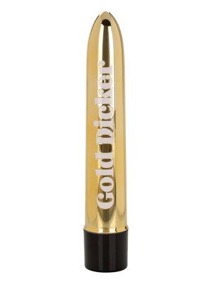 Erotické srandičky - Gold Dicker personal vibrátor - s14192