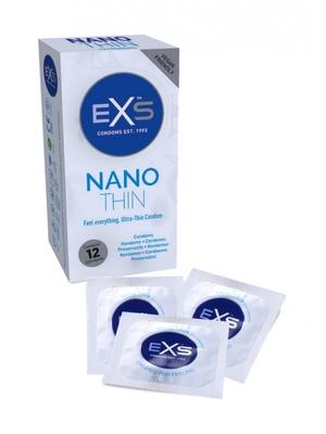 Ultra jemné a tenké kondomy - EXS Nano Thin kondomy 12 ks - shm12EXSNANO