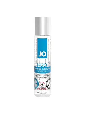 Lubrikační gely na vodní bázi - JO H2O Hřejivý lubrikační gel 30 ml - E25296