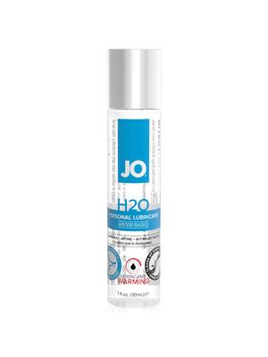 Lubrikační gely na vodní bázi - JO H2O Hřejivý lubrikační gel 30 ml - E25296