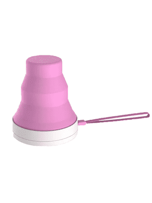 UVC a ozónové sterilizátory - IntimFitness UVC LED sterilizátor na menstruační kalíšky růžový - if015