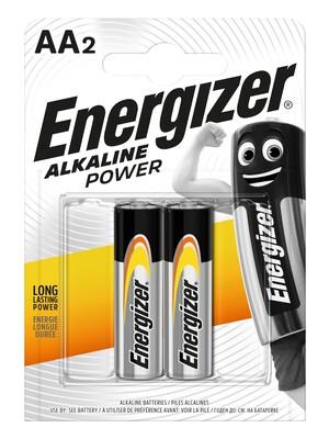 Nabíječky a baterie - Energizer Alkaline Power baterie Tužka AA/2ks - EB004