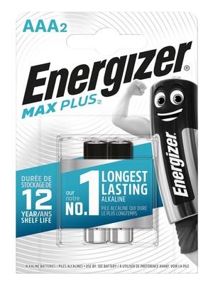 Nabíječky a baterie - Energizer MAX Plus baterie Mikrotužka AAA/2ks - EM002