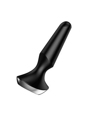 Vibrační anální kolíky - Satisfyer Plug-ilicious 2 Vibrační anální kolík - černý - sat4003283