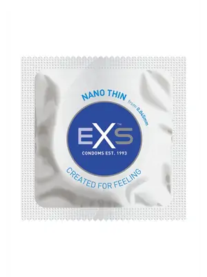 Ultra jemné a tenké kondomy - EXS Nano Thin kondom 1 ks - shm100EXSNANO-ks