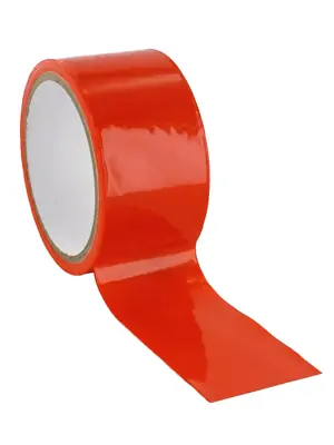 Erotická pouta a bondage - BOOM Bondážní páska 15 m  - červená - BOM00085
