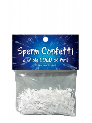 Erotické srandičky - Konfety - bílé spermie - v160527