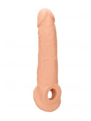 Návleky na penis - REALROCK Prodlužující návlek na penis 22 cm - REA107FLE