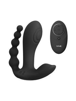 Vibrátory na G-bod - VIVE Vibrátor do kalhotek Kata - černý - VIVE034BLK