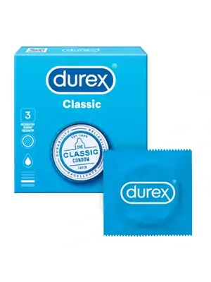 Standardní kondomy - Durex Classic kondomy 3 ks - 5010232967861