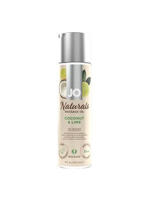Masážní oleje - JO Naturals Masážní olej Kokos a limetka 120 ml - E32526