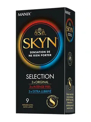 Tipy na valentýnské dárky pro páry - SKYN kondomy Selection 9 ks - 3532281659501