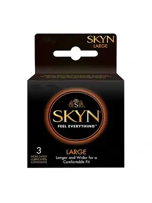 Kondomy bez latexu - SKYN kondomy Large 3 ks - 5011831087226