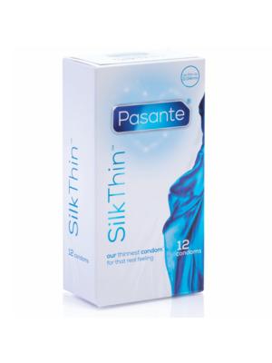 Ultra jemné a tenké kondomy - Pasante kondomy Silk Thin 12 ks - pasanteSilkThin-12ks
