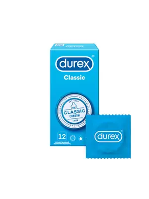 Standardní kondomy - Durex Classic kondomy 12 ks - 5010232964624