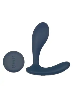 Vibrační anální kolíky - Romant Cily vibrační anální kolík na dálkové ovládání modrý - RMT131blue