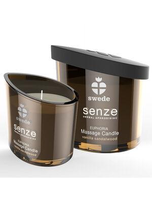 Masážní svíčky - SENZE Euphoria masážní svíčka - vanilka, santalové dřevo 50 ml - D-231805