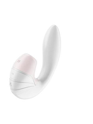 Tlakové stimulátory na klitoris - Satisfyer Supernova tlakový stimulátor a vibrátor 2v1 - bílý - sat4009735
