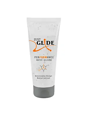 Hybridní lubrikační gely - Just Glide Performance lubrikační gel 200 ml - 6259570000