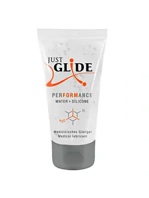 Hybridní lubrikační gely - Just Glide Performance lubrikační gel 50 ml - 6259490000