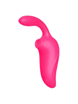 Tlakové stimulátory na klitoris - BASIC X Athena podtlakový stimulátor s vibracemi a poklepem růžový - BSC00378pnk-dark