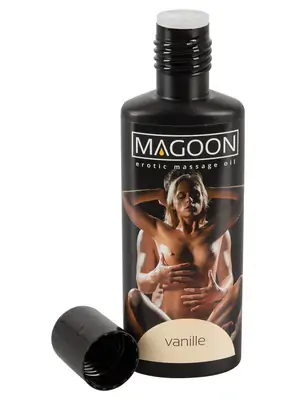 Masážní oleje - MAGOON Masážní olej s vůní vanilky 100 ml - 6221920000