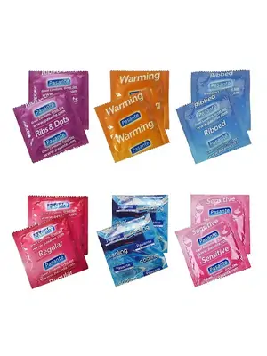 Kondomy Pasante - Pasante Testovací sada kondomů II. - 10 ks + 2 ks zdarma - 8594072765971