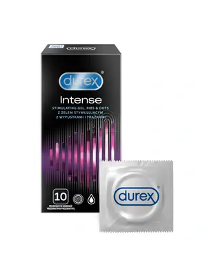 Vroubkované kondomy, kondomy s vroubky - Durex Intense kondomy 10 ks - 5900627068368