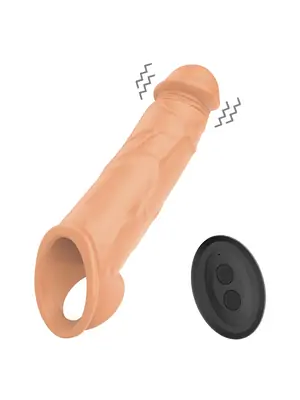 Návleky na penis - BASIC X vibrační návlek na penis tělový - BSC00430skn