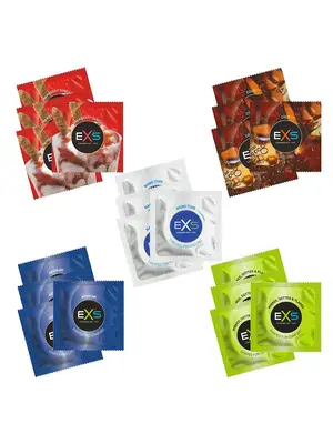 Akční a dárkové sady kondomů - EXS kondomy Testovací sada 2 - 20 ks - 8594072768675