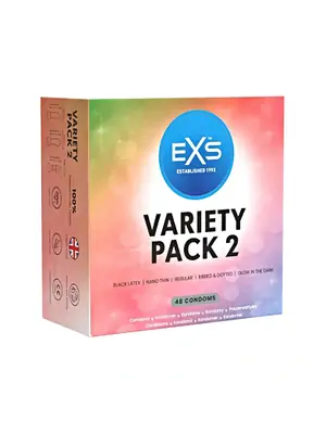 Akční a dárkové sady kondomů - EXS Variety pack 2 Kondomy 48 ks - shm48EXSVP2