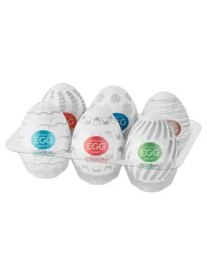 Nevibrační masturbátory - TENGA egg Variety standard pack  6 ks - 50003190000