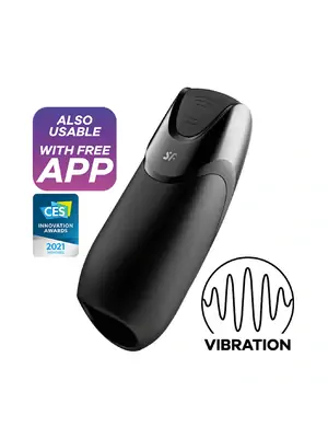 Vibrační masturbátory - Satisfyer Men Vibration+ masturbátor - sat9016570