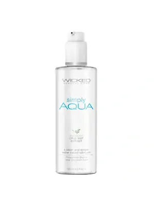 BIO a Vegan lubrikační gely - Wicked Simply Aqua Lubrikační gel 120 ml - v252138