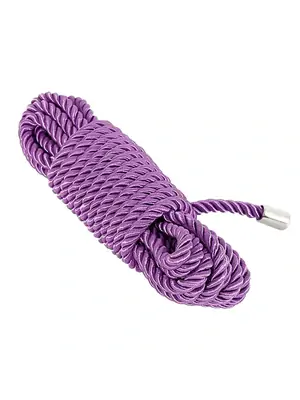 Erotická pouta a bondage - BASIC X bondážní lano z polypropylenu 5 m fialové - BSC00437pur