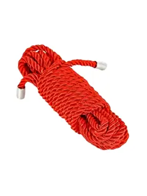 Erotická pouta a bondage - BASIC X bondážní lano z polypropylenu 10 m červené - BSC00436red