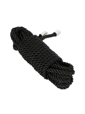 Erotická pouta a bondage - BASIC X bondážní lano z polypropylenu 10 m černé - BSC00436blk