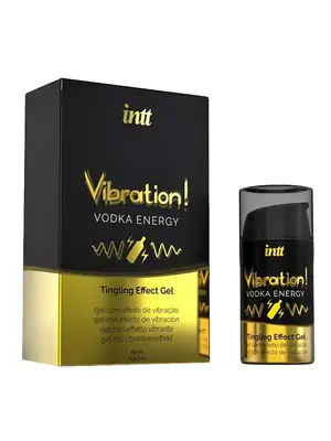 Stimulace klitorisu a vaginy - intt Vibration! Tingling effect gel - Vodka energy 15 ml - 5600304015318